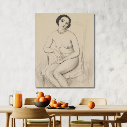 Armeniska Nils Dardel ndr1 quadro stampato su tela