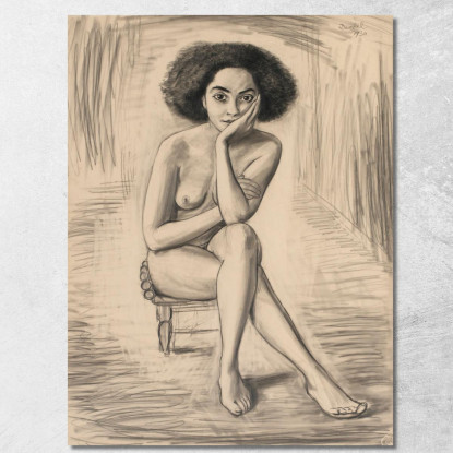 Aysha Nils Dardel ndr2 quadro stampato su tela