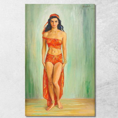 Cissi Olsson Come Anitra In Peer Gynt Nils Dardel ndr3 quadro stampato su tela