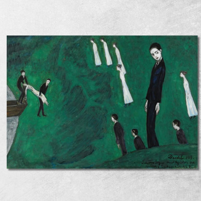 La Ragazza Annegata I Nils Dardel ndr9 quadro stampato su tela