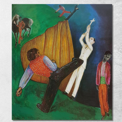 Esecuzione Nils Dardel ndr14 quadro stampato su tela