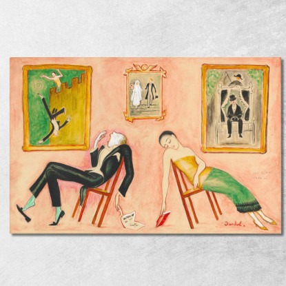 Idillio Familiare Nils Dardel ndr16 quadro stampato su tela