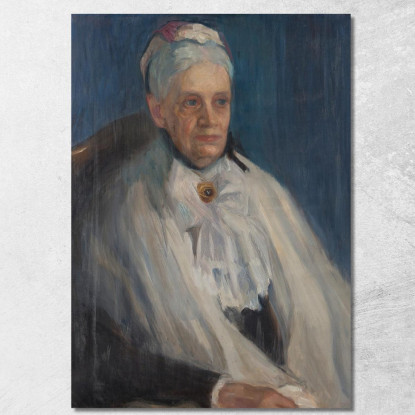 La Nonna Dell'Artista Baronessa Von Dardel Nils Dardel ndr24 quadro stampato su tela