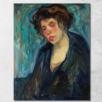 Donna Nils Dardel ndr26 quadro stampato su tela