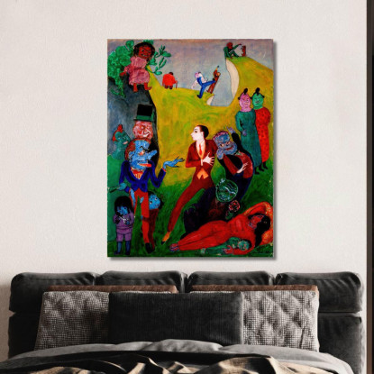 Senza Pietà Nils Dardel ndr52 quadro stampato su tela