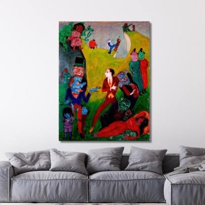 Senza Pietà Nils Dardel ndr52 quadro stampato su tela