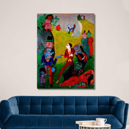 Senza Pietà Nils Dardel ndr52 quadro stampato su tela