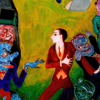 Senza Pietà Nils Dardel ndr52 quadro stampato su tela