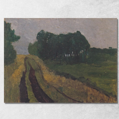 Paesaggio Serale Paula Modersohn-Becker pmb11 quadro stampato su tela