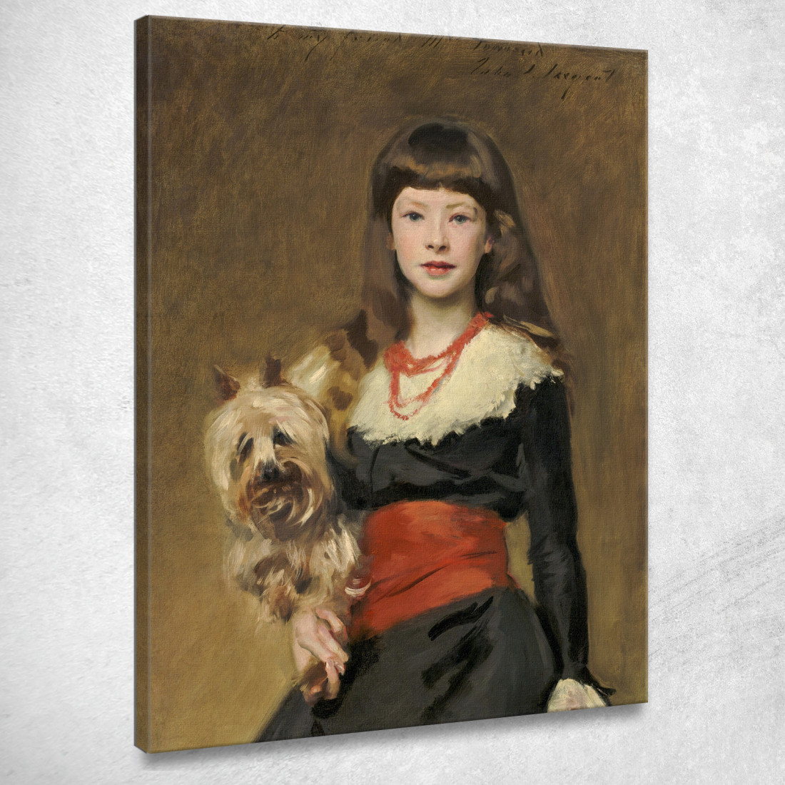 La Signorina Beatrice Townsend John Singer Sargent jss166 quadro stampato su tela