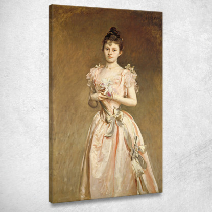 La Signorina Grace Woodhouse 3 John Singer Sargent jss168 quadro stampato su tela