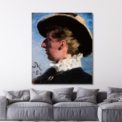 Anna Palm Peder Severin Krøyer psk8 quadro stampato su tela