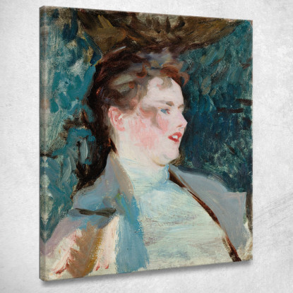 La Signorina Violetta Sargent  John Singer Sargent jss169 quadro stampato su tela