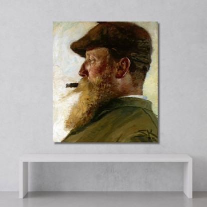 Christian Krohg Peder Severin Krøyer psk15 quadro stampato su tela