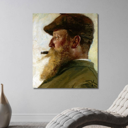 Christian Krohg Peder Severin Krøyer psk15 quadro stampato su tela