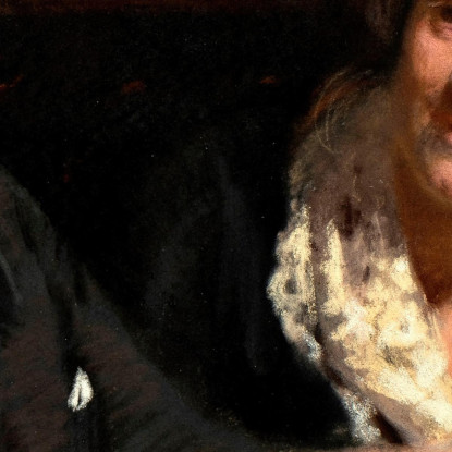 Doppio Ritratto Dell'Attore Reale Emil Poulsen E Di Sua Moglie Anna Born Næser Peder Severin Krøyer psk17 quadro stampato su te