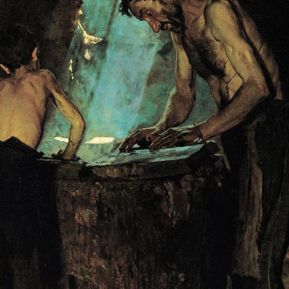 Cappellai In Un Villaggio Italiano Peder Severin Krøyer psk23 quadro stampato su tela