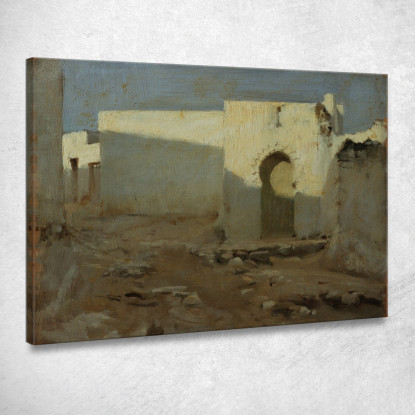 Edifici Moreschi Alla Luce Del Sole John Singer Sargent jss171 quadro stampato su tela