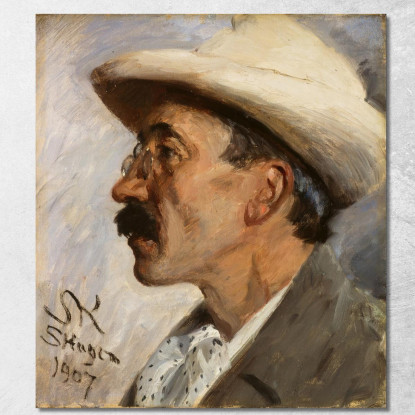 Julius Paulsen Peder Severin Krøyer psk30 quadro stampato su tela