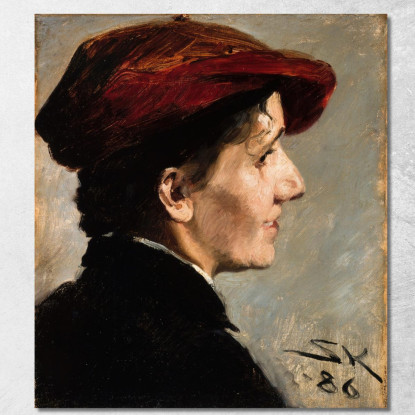 Marianne Stokes Peder Severin Krøyer psk34 quadro stampato su tela