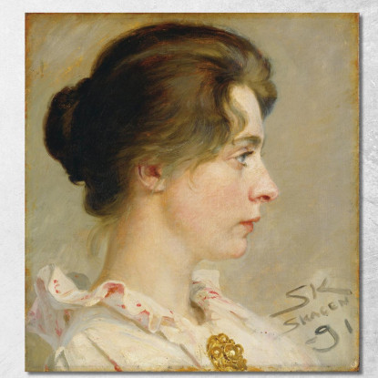 Marie Krøyer Peder Severin Krøyer psk35 quadro stampato su tela