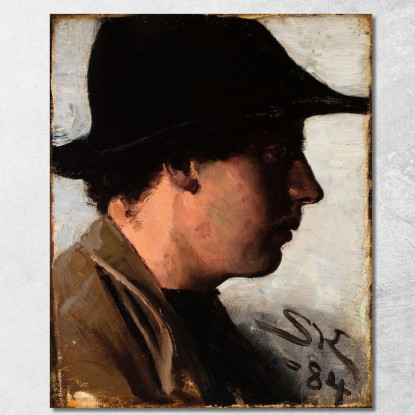 Oscar Björck Peder Severin Krøyer psk38 quadro stampato su tela