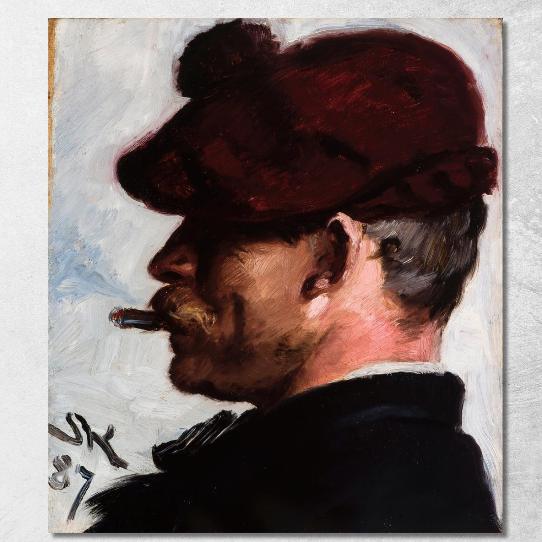 Thorvald Niss Peder Severin Krøyer psk61 quadro stampato su tela