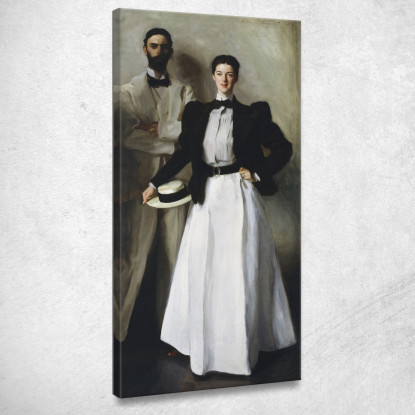Il Signor E La Signora I N Phelps Stokes John Singer Sargent jss178 quadro stampato su tela