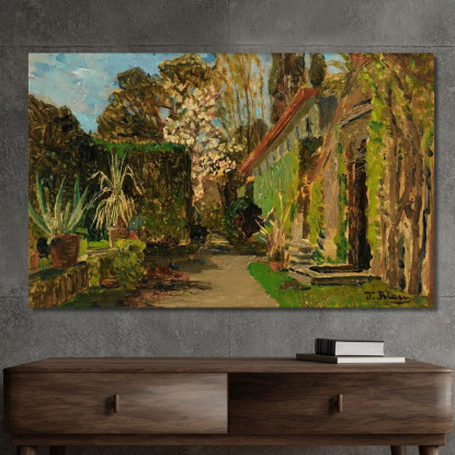 Un Giardino Mediterraneo Tina Blau tbl6 quadro stampato su tela