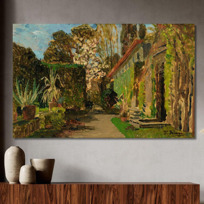 Un Giardino Mediterraneo Tina Blau tbl6 quadro stampato su tela