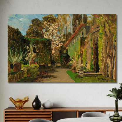 Un Giardino Mediterraneo Tina Blau tbl6 quadro stampato su tela