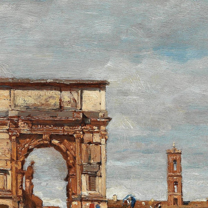 Arco Di Tito Vespasiano Tina Blau tbl13 quadro stampato su tela