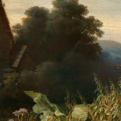 Presso Un Ruscello Tina Blau tbl14 quadro stampato su tela