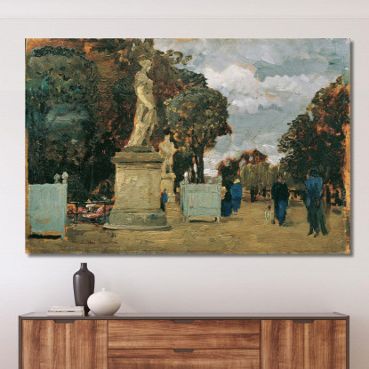 Dalle Tuileries – Giorno Grigio Tina Blau tbl17 quadro stampato su tela