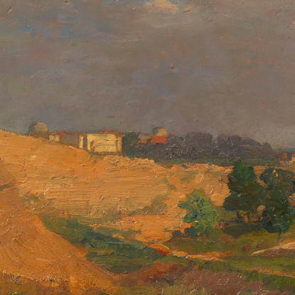 Vista Su Vienna Dalla Türkenschanze Tina Blau tbl19 quadro stampato su tela