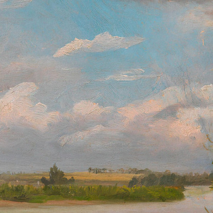 Paesaggio Del Danubio Tina Blau tbl23 quadro stampato su tela