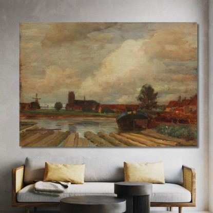 Dordrecht Tina Blau tbl24 quadro stampato su tela