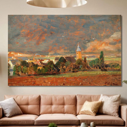 Studio Di Heiligenstadt Tina Blau tbl28 quadro stampato su tela