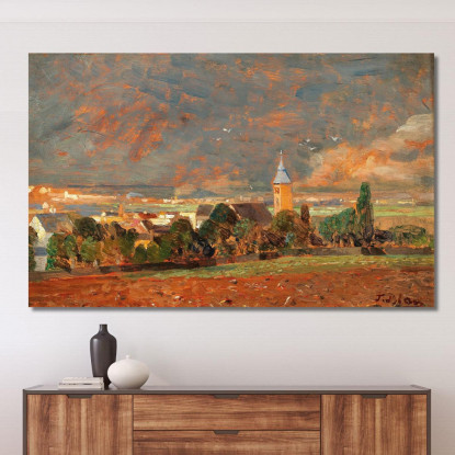 Studio Di Heiligenstadt Tina Blau tbl28 quadro stampato su tela