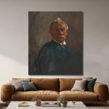 Ritratto Di Gentiluomo Tina Blau tbl29 quadro stampato su tela