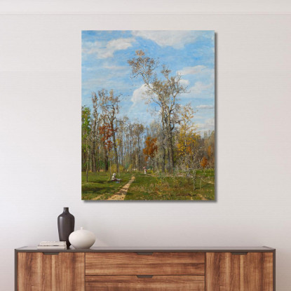 Nella Krieau – Scorcio Del Prater In Primavera Tina Blau tbl31 quadro stampato su tela