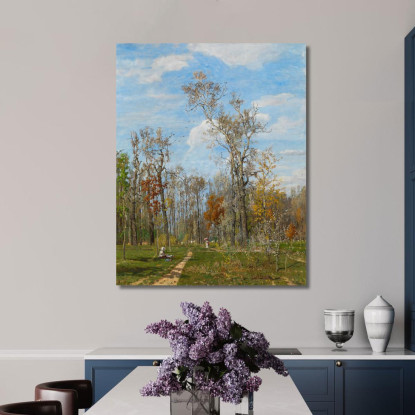 Nella Krieau – Scorcio Del Prater In Primavera Tina Blau tbl31 quadro stampato su tela