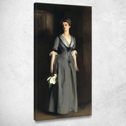 La Signora Albert Vickers Edith Foster John Singer Sargent jss184 quadro stampato su tela