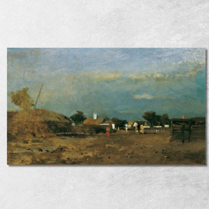 Paesaggio Nella Puszta Di Szolnok Tina Blau tbl39 quadro stampato su tela