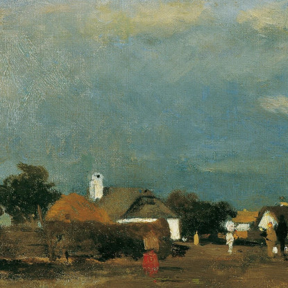 Paesaggio Nella Puszta Di Szolnok Tina Blau tbl39 quadro stampato su tela