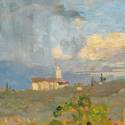 Malcesine Tina Blau tbl40 quadro stampato su tela