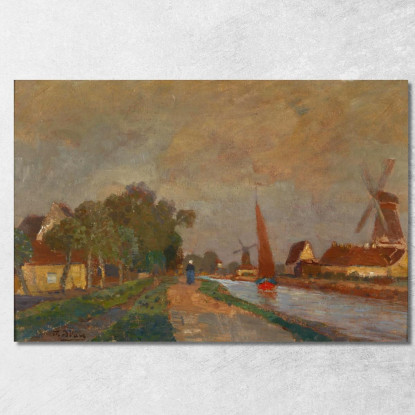 Motivo Da Franeker Tina Blau tbl41 quadro stampato su tela