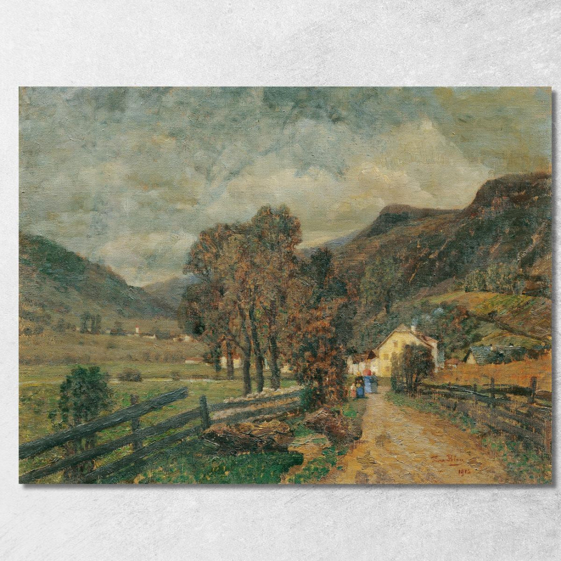 Oetz 1901 Tina Blau tbl42 quadro stampato su tela