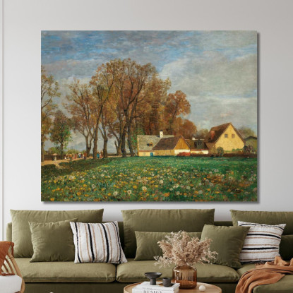 Sulla Schleißheimerstraße Tina Blau tbl43 quadro stampato su tela