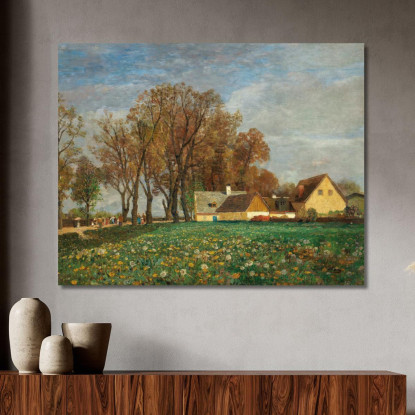 Sulla Schleißheimerstraße Tina Blau tbl43 quadro stampato su tela